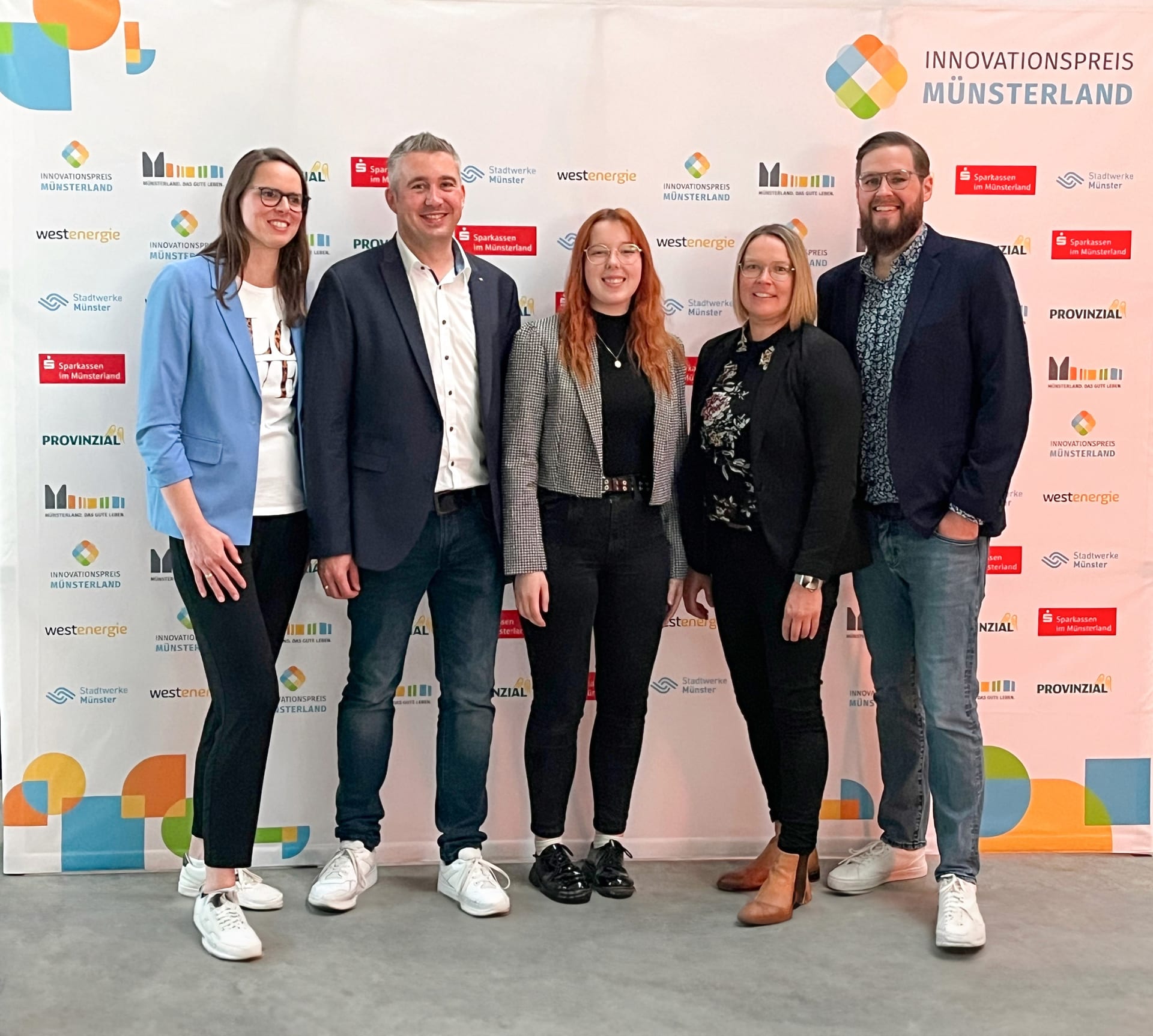 Preisverleihung beim Innovationspreis Münsterland 2023/24 - Kibi Scada unter den Top 3